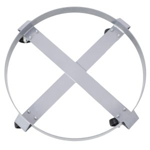 4Pcs Drum Dolly For 55 Gallon Drums,Barrel Dolly With 4 Swivel Caster Wheels,Heavy Duty Steel Frame Drum Cart With Brake For Workshops, Factories, Warehouses