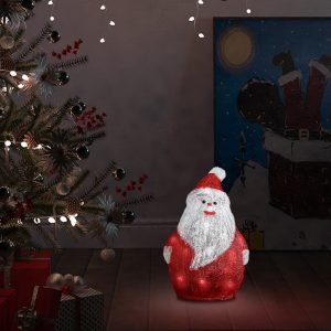 LED Santa Claus Acrylic Indoor and Outdoor 28 cm
