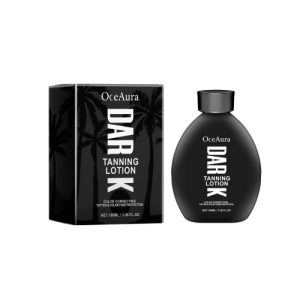 OceAura Dark Tanning Lotion, Long-Lasting Moisturizing Improves Uneven Skin Tone And Matte Tanned Skin Texture
