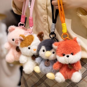 Cute Fragrant Plush Animal Keychain With Scent