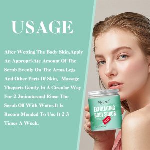 Ready Stock Wholesale Smooth Skin Remove Dull Body Exfoliating Vegan Body Scrub