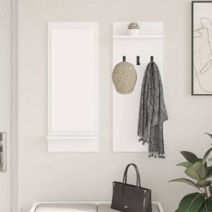 Wall-Mounted Clothes Rack with Shelf 70 x