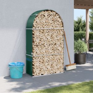 Firewood Shelter 120x Galvanized   Firewood Shelter 120x Galvanized