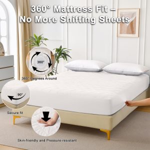 Diamond Grid Ultrasonic Waterproof Mattress Protector