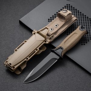 Outdoor Self-defense Tactical Portable Straight Knife