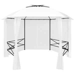 garden tent with curtains 360x 180 g/m²