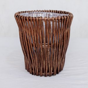 Handmade Willow Wicker Planter Basket Boho Rustic Home Decor