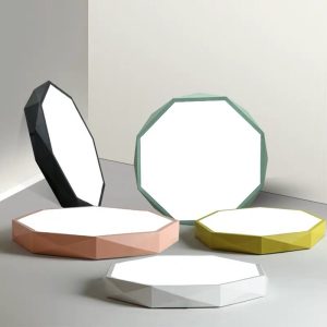 Macron-style Eight-sided Master Bedroom LED Ceiling Light For Room And Balcony