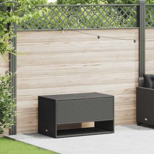 outdoor cushion box 100x55x55.5 cm poly rattan   outdoor cushion box