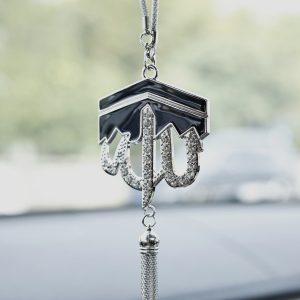 Suspended Zinc Alloy Car Pendant With Diamond Decoration
