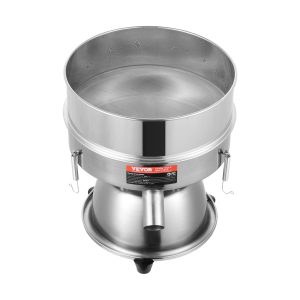 Electric Vibrating Sieve Machine With 40+60 Mesh Automatic Sifter Shaker