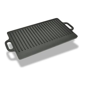 Reversible Cast Iron Grill Plate 50x23 cm