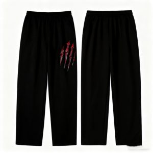 Loose Elastic Waist Casual Pants