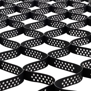 Ground Grid 2-Inch Depth Geocell Grid 32.81x9.84 FT / 10000x3000 Mm For Gravel