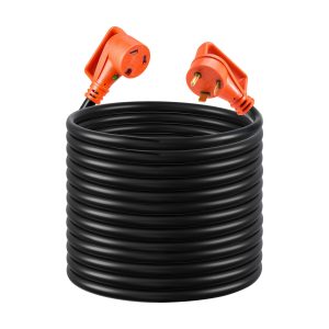 100 FT 30A RV Extension Cord STW 10AWG/3 Wire NEMA TT-30P NEMA TT-30R ETL Listed