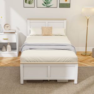 Twin Bed Frame with Headboard