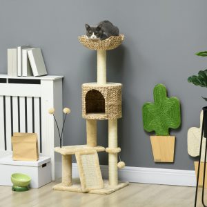 Cat Tree for Indoor Cats w/ Scratching Posts