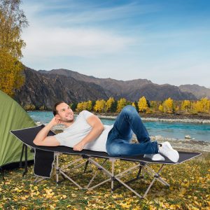 Folding Camping Cots for Adults with Carry Bag