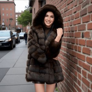 Casual Warm Loose Commuter Fur Coat