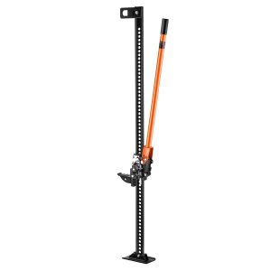 Farm Jack, 152.5 Cm Utility High Lift Farm Jack, 3.18 Ton Capacity Ratcheting Off Road Utility Jacks, Heavy-Duty Lift Jacks With 130.1-1380 Mm Lifting Range For Tractor, Truck, SUV