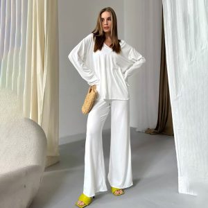 Long Sleeve Pajama Set Women's Loungewear