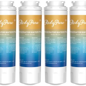 4 Pack Refrigerator Water Filter Replacement For  EDR4RXD1, EveryDrop Filter 4, Maytag UKF8001AXX-750, UKF8001AXX-200, 46-9006, Puriclean II, WD-F07