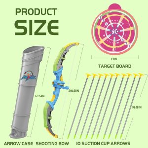 Bow And Arrow Toys Set 10 Arrow Suckers Per Set Christmas Gifts For Kids