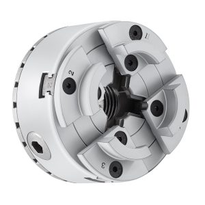 KP2-3/4 Lathe Chuck, 4-Jaw 2.75" Diameter, Metal Lathe Chuck Turning Machine Accessories, Self-centering Tool, For Lathe, Precision Machining, Grinding Machines, Milling Machines