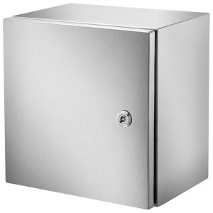 NEMA Stainless Steel Enclosure, 12 X 12 X 8'' NEMA 4X Steel Electrical Box, IP66 Waterproof & Dustproof, Outdoor/Indoor Electrical Junction Box, With Mounting Plate