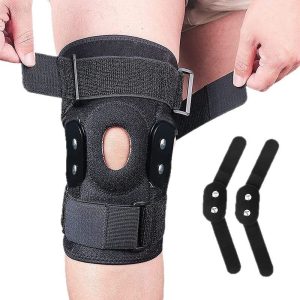Sports Kneecaps Basketball Running Steel Plate Support Knee Joint Protective Sleeve