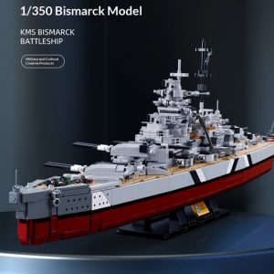 Battleship Bismarck Aircraft Carrier Children's Educational Assembly Toy