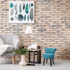 Upholstered Vanity Stool with Curved Thick Padded Backrest