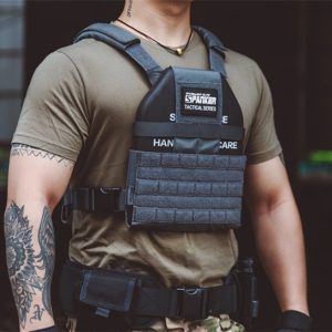 Lightweight Tactical Vest With Insertable Panels - Military Enthusiast Accessories And Equipment