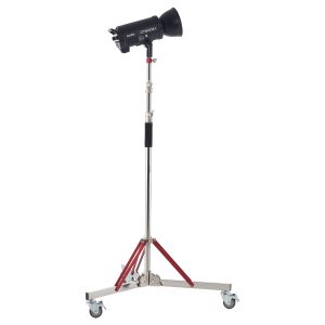 Heavy Duty Light Stand With Casters Max Height 10.5ft/320cm Tripod Stand