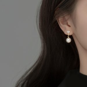 Fashion Shell Pearl Earrings For Women