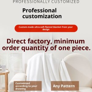 Custom Blanket Digital Printing Flannel Blanket From Photo
