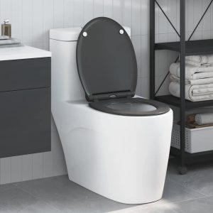 toilet with quick-release fastener, suitable for anthracite seat