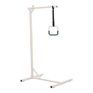 Trapeze Bar For Bed Mobility, Heavy-Duty Steel Free Standing Trapeze Bar 250 LBS Weight Capacity, Hospital Bed Pull Up Assist For Elderly & Disabled, Ideal For Hospitals, Nursing Home, Home Care
