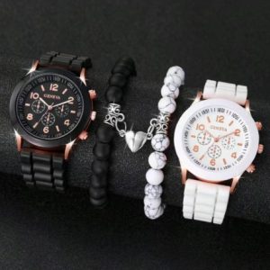 4-piece Set Fashionable Best-selling Classic Couple Watch Set