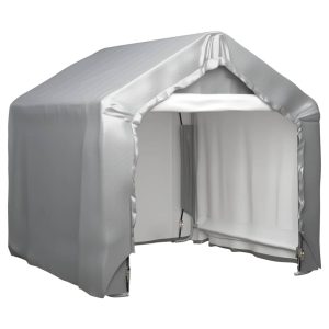 Storage Tent Grey 180x180 cm Galvanized Steel