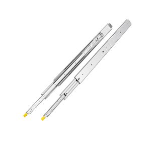 1 Pair Full Extension Drawer Slides 18 20 22 28 30 32 36 38 40 44 48 52 56 60 In, 500 Lbs Load Capacity Locking Drawer Slides, Ball Bearing With Lock Side Mount Drawer Slide Rail