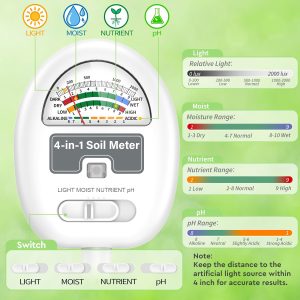 Four-in-one Pesticide Residue Soil PH Tester