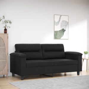 2-seater sofa 140 cm faux leather