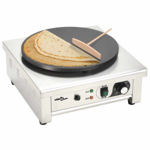 Electric Crepe Maker with Extendable Tray 40 cm 3000 W