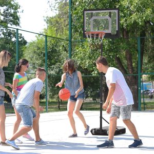 Portable Basketball Hoop System Stand with Backboard