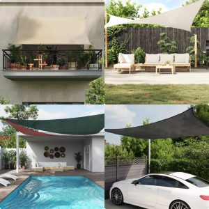 Sun Shade Sail 160 g/m² 2.5x2.5 m HDPE
