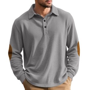 Men's Corduroy Loose Casual Long-sleeved Sweatshirt