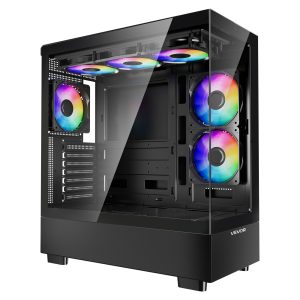 Mid-Tower ATX PC Gaming Case Computer Case With 6 X 120 Mm PWM ARGB Fans