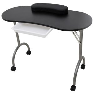 Folding manicure table with wheels Folding manicure table with wheels