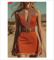 Women's Short Knit Vest Dress